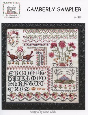 Camberly Sampler by Rosewood Manor Design. Primitive printed pattern for embroidery 2022