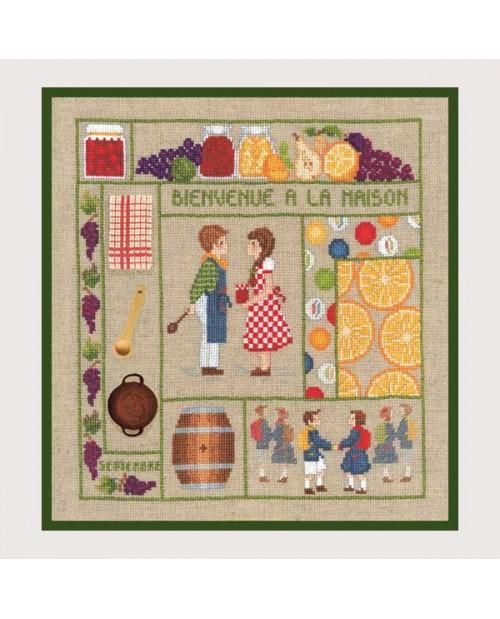 Welcome September by Le Bonheur des Dames Season Collection Counted cross stitch kit