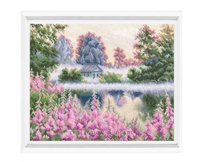 Pink fog by RTO. Counted Cross Stitch Kit