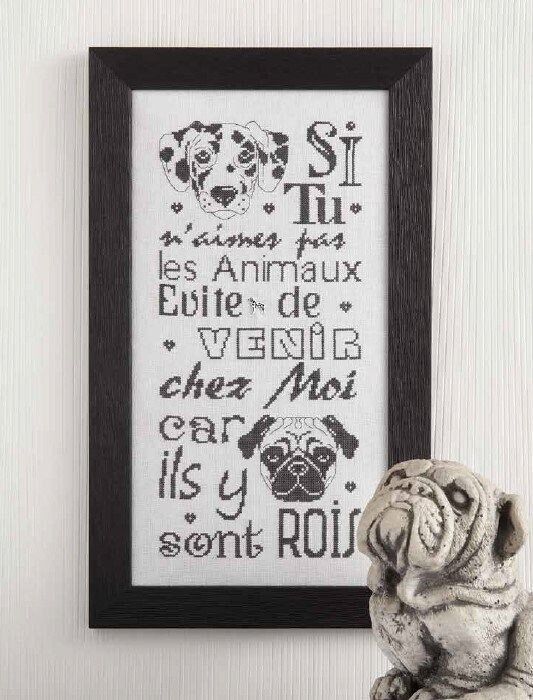 Les Rois (The Kings) by Isabelle Haccourt Vautier Collection Broide du Noir. Printed cross stich pattern