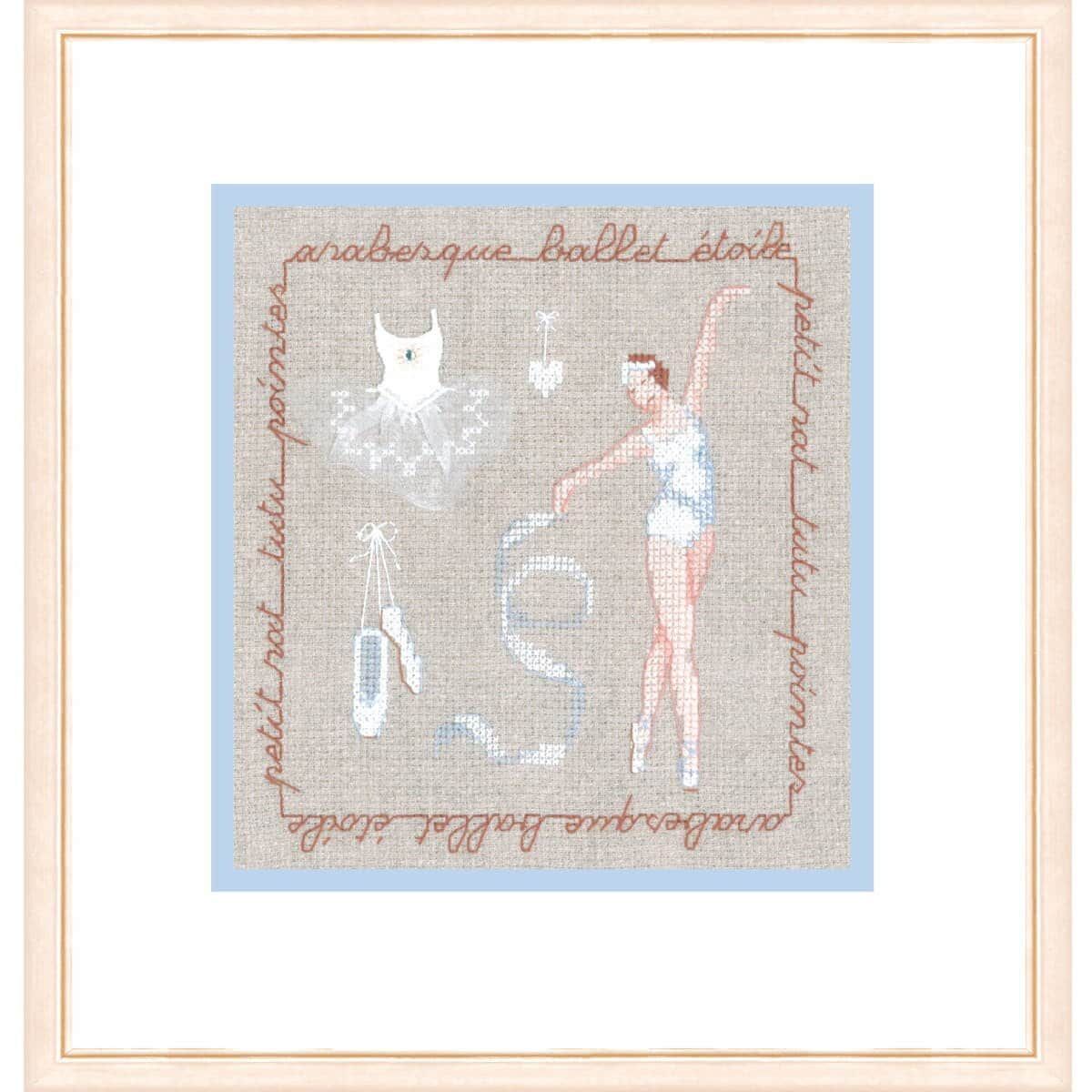 Dancer In White by Le Bonheur des Dames Counted cross stitch kit