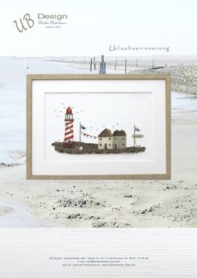 Urlaubserinnerung (Vacation memories) by UB-Design (Germany) Counted cross-stitch pattern