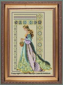 Celtic Summer by Lavender &amp; Lace. Designer Marilyn Leavitt-Imblum Counted cross stitch pattern 2003