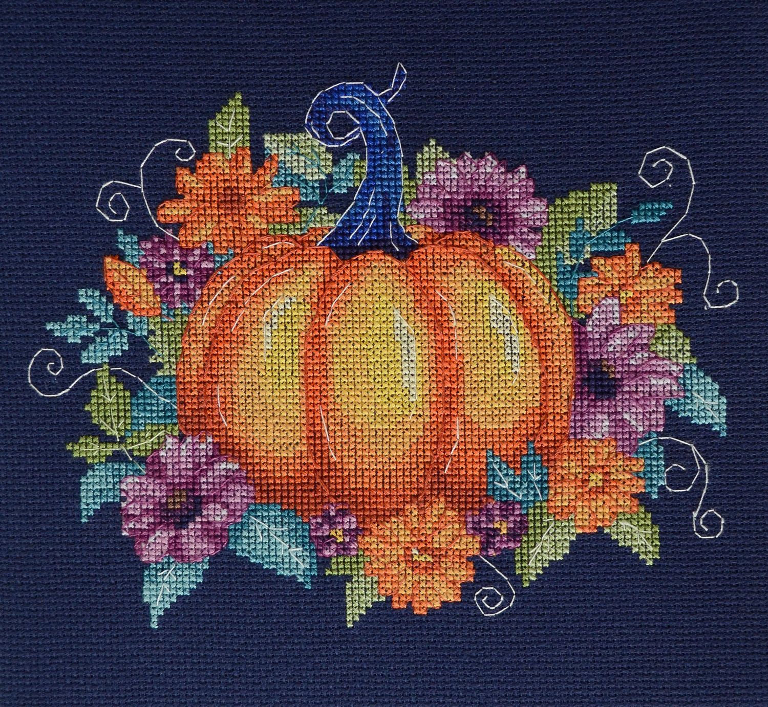 Autumn colors by Abris Art. Deco Scenes Collection. Counted Cross Stitch Kit
