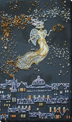 Star angel by Abris Art. Deco Scenes Collection. Bead Embroidery Kit
