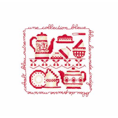 Red Collection by Le Bonheur des Dames. Kitchen Collection. Counted cross stitch kit