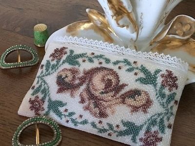 Trésor d&#39;Apolline (Apolline&#39;s Treasure) by Reflets de Soie Beaded mini-kit Release January 2017