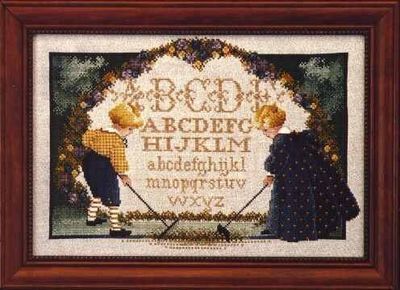 Children&#39;s Garden by Butternut Road. Designer Marilyn Leavitt-Imblum Counted cross stitch pattern