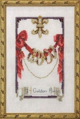 Five Golden Rings by Nora Corbett 2010 12 Days of Christmas Series Christmas cross stitch pattern Embellishment Pack