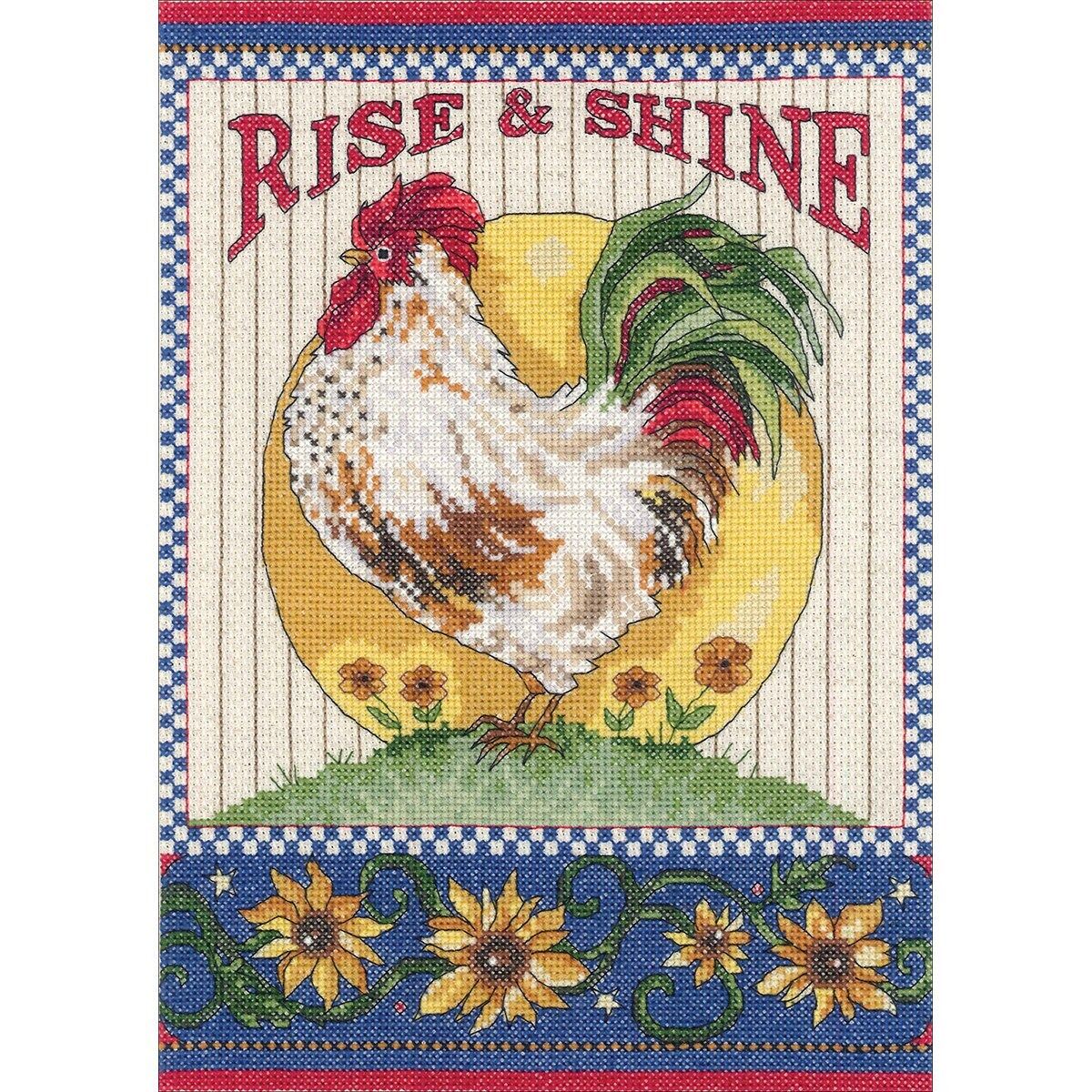 Rise &amp; Shine by Janlynn designer Sally Eckman Roberts Summer Counted Cross Stitch Kit