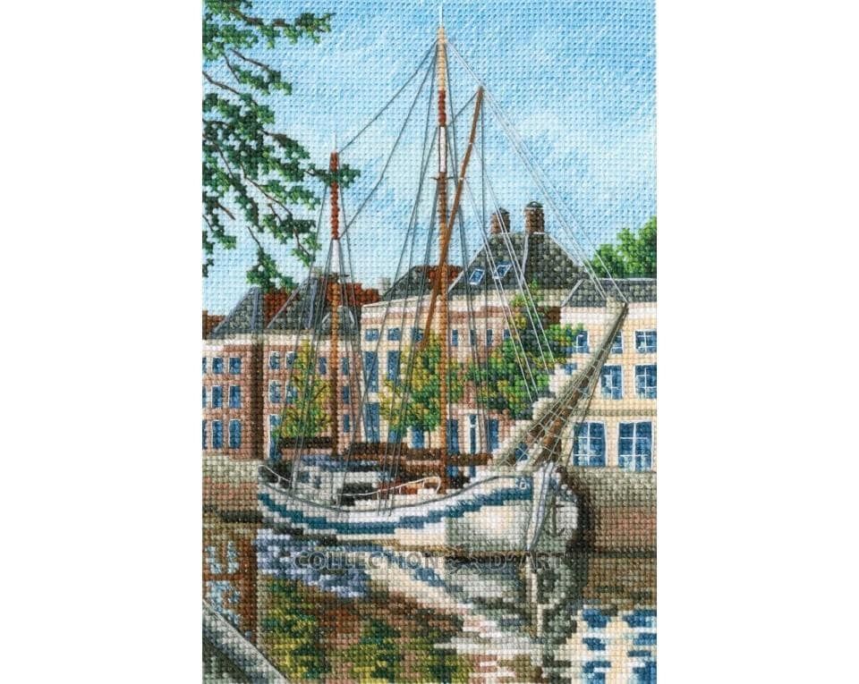 With the flavour of salt, wind and sun Collection by RTO. Сounted Cross Stitch Kit M852