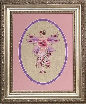 Miss Valentine by Mirabilia designer Nora Corbett Cross Stitch Pattern Limited edition #4 of the Fairy Holiday Collection 2006