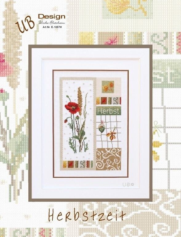 Herbstzeit (Autumn time) by UB-Design (Germany) Counted cross-stitch pattern E-1057H