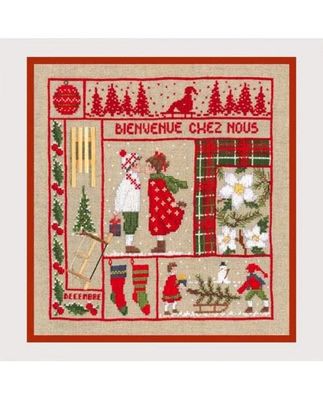 Welcome December by Le Bonheur des Dames Season Collection Counted cross stitch kit
