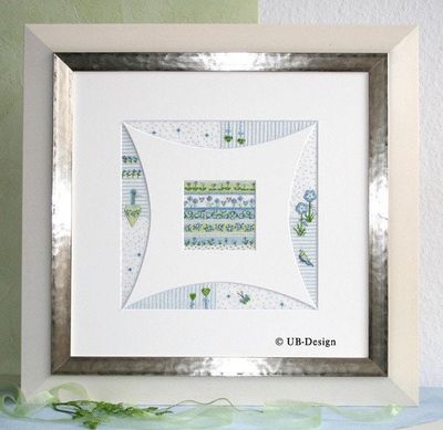 Poseidon Blau (Poseidon blue) by UB-Design (Germany) Counted cross-stitch pattern