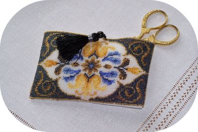 Tresor de Blanche (Blanche&#39;s treasury) by Reflets de Soie Beaded mini-kit