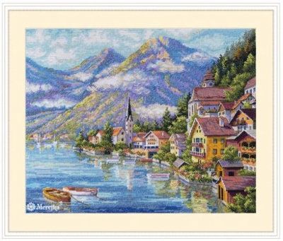 Alpine Village by Merejka Counted cross stitch kit