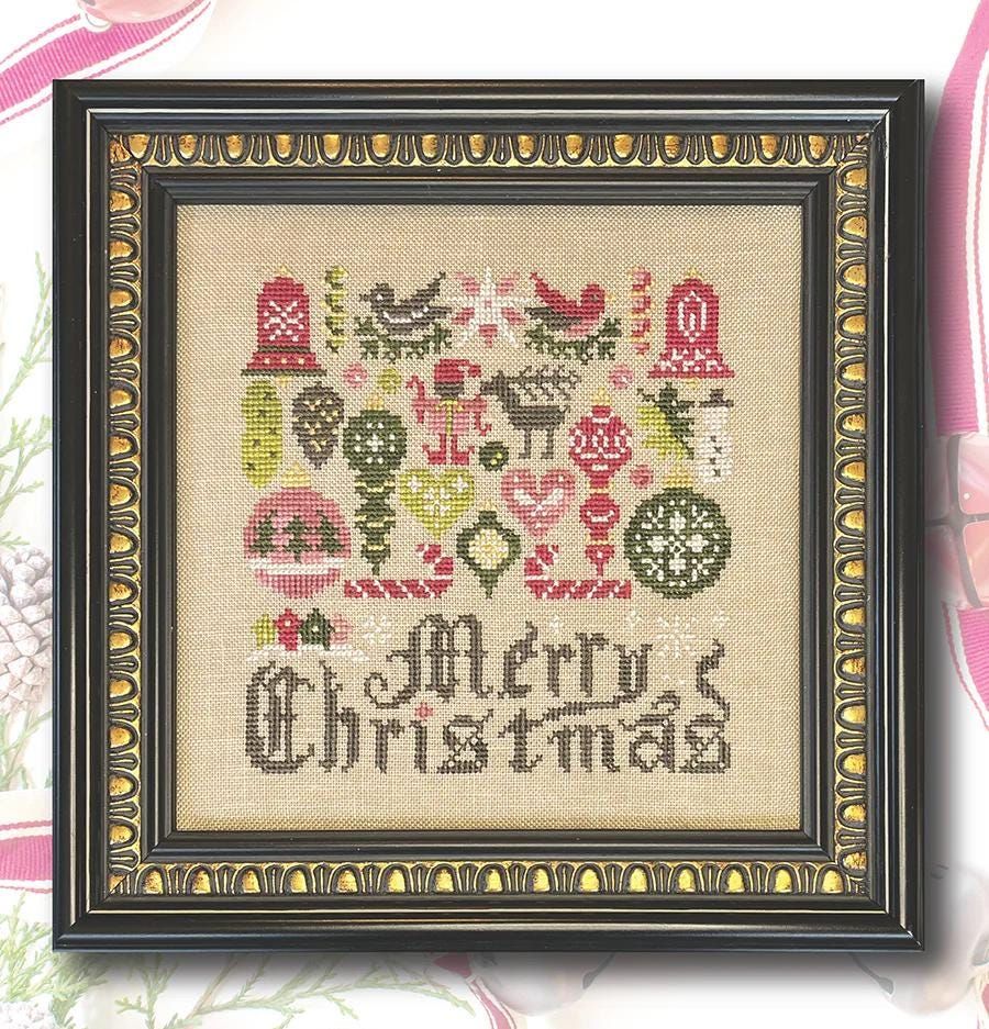 Arranging Ornaments by Ink Circles 2024 Counted cross stitch pattern