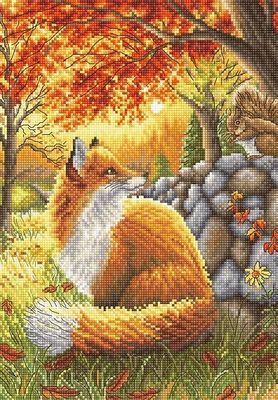 A Friend for Little Fox by LETISTITCH Counted cross stitch kit 2023