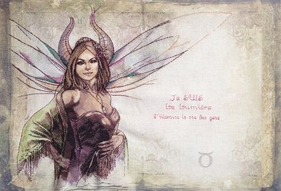 Lady Of May by Nimuë Designer Annaïck Chauvel Luxury counted cross stitch Kit in gift box