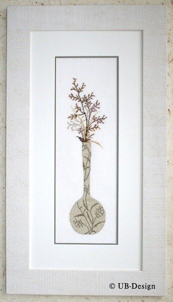 Delicate fall decoration (Zarter Herbstschmuckl) by UB-Design (Germany) Counted cross-stitch pattern