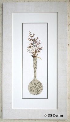 Delicate fall decoration (Zarter Herbstschmuckl) by UB-Design (Germany) Counted cross-stitch pattern