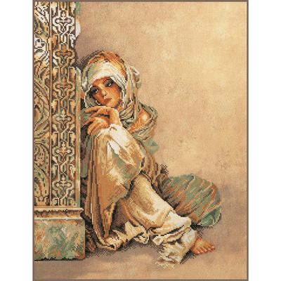 Arabian woman by Lanarte Counted Cross Stitch kit Culture Collection