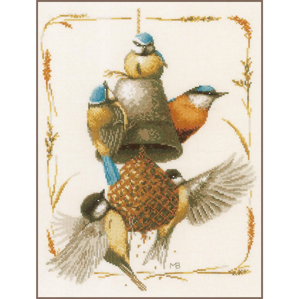 Feeding Time by Lanarte designer Marjolein Bastin Counted cross stitch Kit