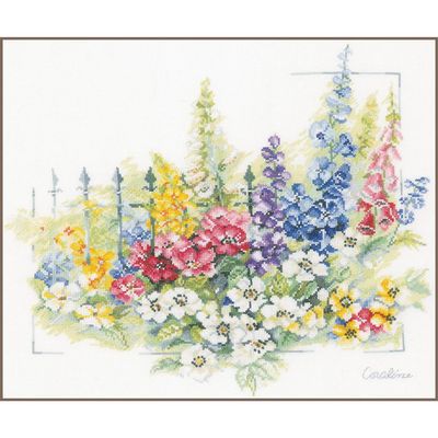 Flower Explosion by Lanarte Flower Counted Cross Stitch kit