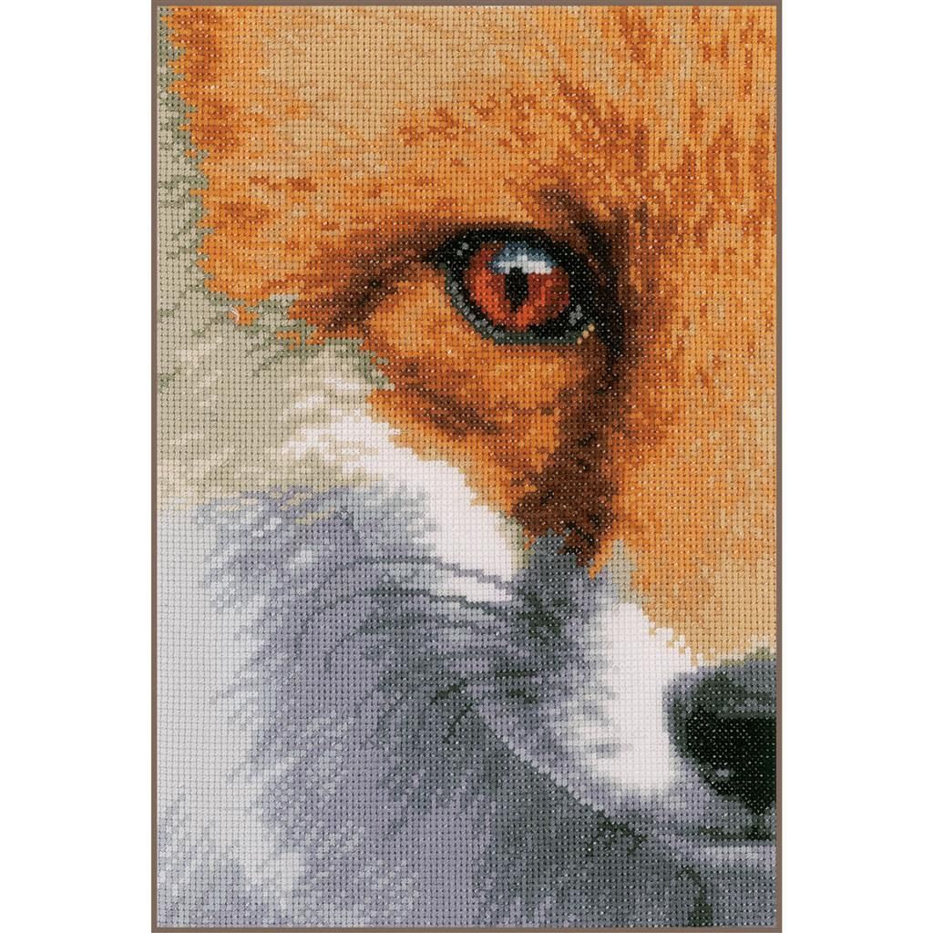 Fox by Lanarte Animal Collection Counted Cross Stitch Kit