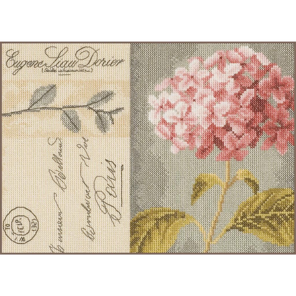 Hydrangea by Lanarte Home &amp; Garden Collection Counted Cross Stitch Kit