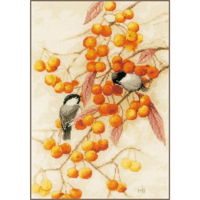 Little Orange Feast by Lanarte Marjolein Bastin Collection Counted Cross Stitch Kit 2024