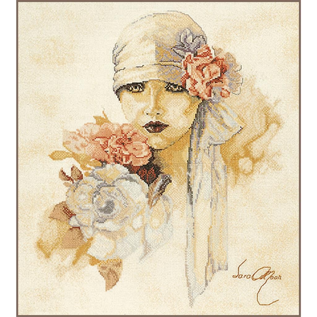 Sara Moon by Lanarte 2021 Romance collection Counted Cross Stitch kit