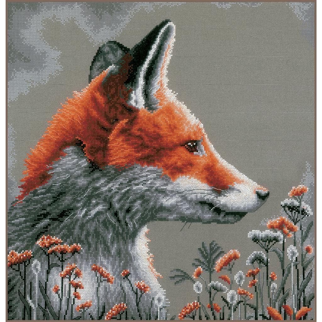 Staring in the night by Lanarte Animals Collection Counted Cross Stitch Kit