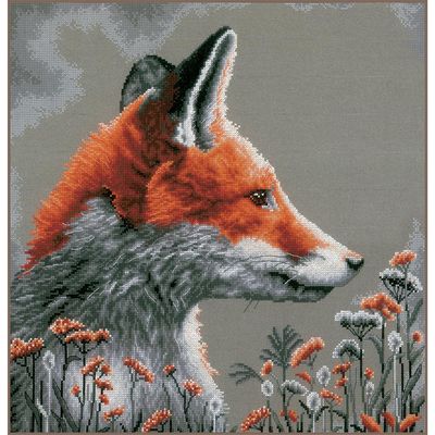 Staring in the night by Lanarte Animals Collection Counted Cross Stitch Kit