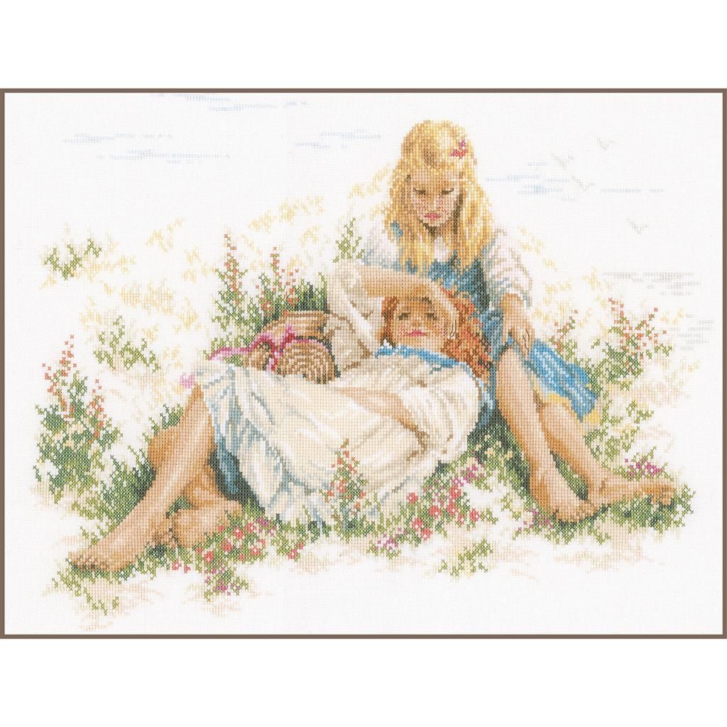 Summertime by Lanarte Romance collection Counted Cross Stitch kit