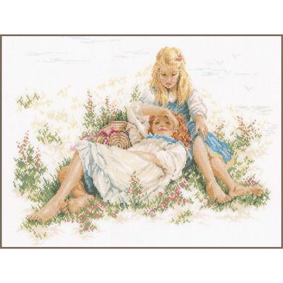 Summertime by Lanarte Romance collection Counted Cross Stitch kit