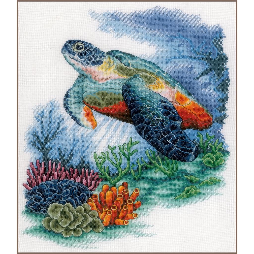 Treasures undersea by Lanarte 2023 Animals Collection Counted Cross Stitch Kit