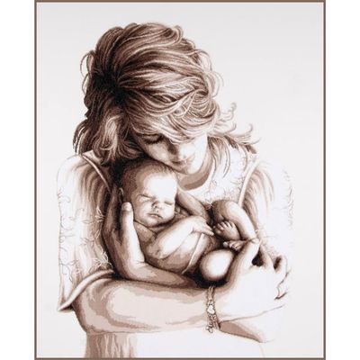 Mother and child by Vervaco biggest counted cross stitch kit ever!!! Limited edition to celebrate the 70th birthday of Vervaco (2019)