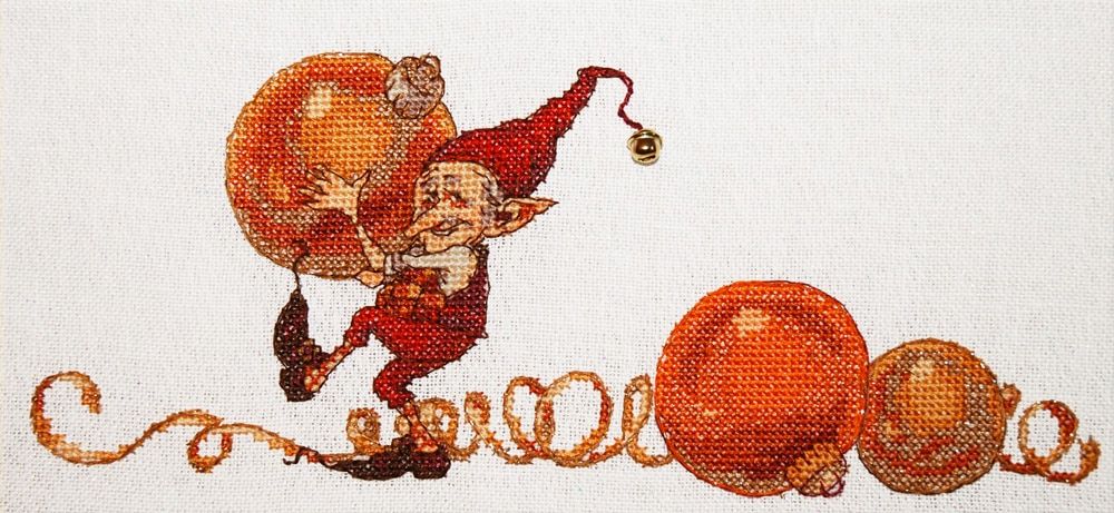 1,2,3,...Christmas by Nimuë Designer Annaïck Chauvel Christmas counted cross stitch pattern