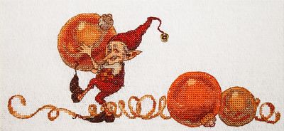 1,2,3,...Christmas by Nimuë Designer Annaïck Chauvel Christmas counted cross stitch pattern