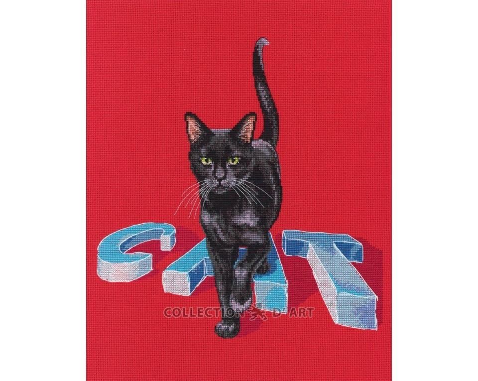 Cat by RTO Counted Cross Stitch Kit