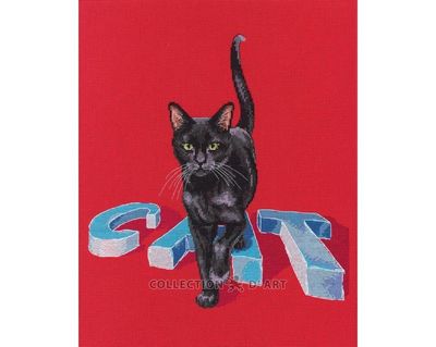 Cat by RTO Counted Cross Stitch Kit