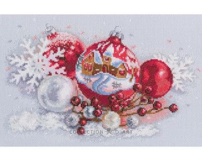 Christmas balls by RTO 2024 Christmas Counted Cross Stitch Kit