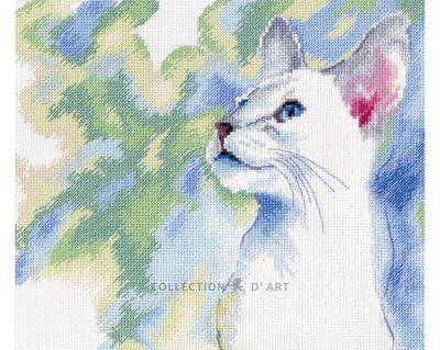 Feline grace by RTO Cat Collection Counted Cross Stitch Kit