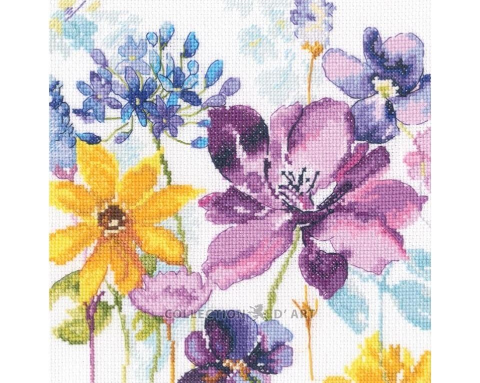 Flowers of happiness by RTO 2024 Counted Cross Stitch Kit