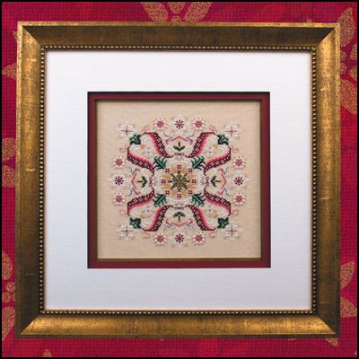 Deck The Halls by Just Nan 2008 Cross stitch pattern and Embellishment Pack