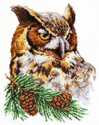 Owl by Magic Needle 2012 Counted cross stitch kit