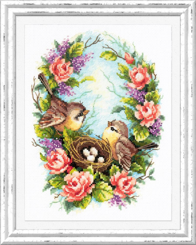 Family nest by Magic Needle 2015 Summer counted cross stitch kit