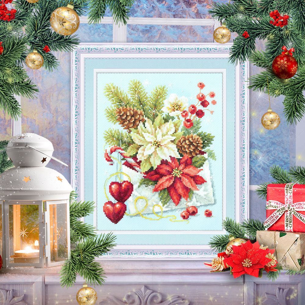 Merry Christmas! by Magic Needle 2019 Winter counted cross stitch kit